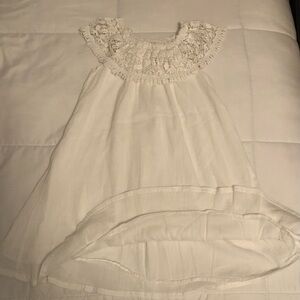 Girls Ruby and Bloom Cotton lined dress. Size 6. Lace collar. Just beautiful.